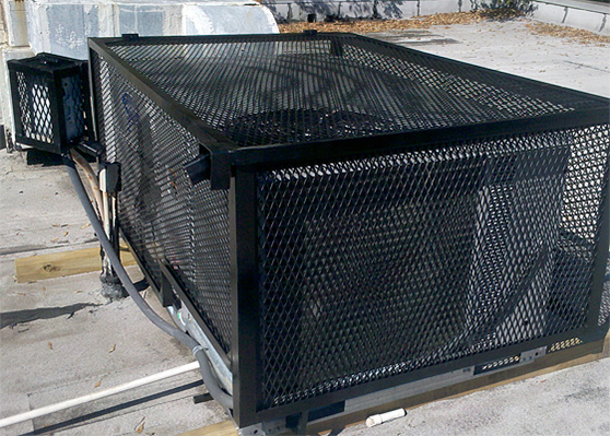 CageItUp RTU Full expanded metal roof top hvac