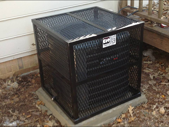 expanded metal hvac cage air condtionre two ton unit