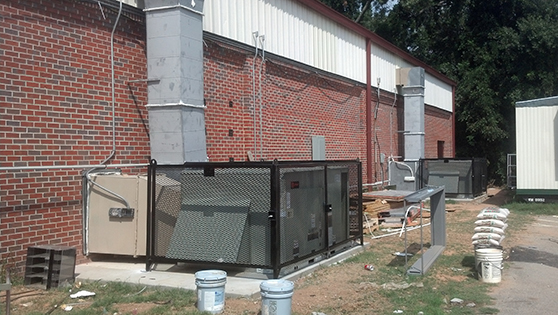 full expanded metal hvac cage