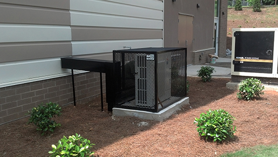 fully removable mini split ductless system security cage