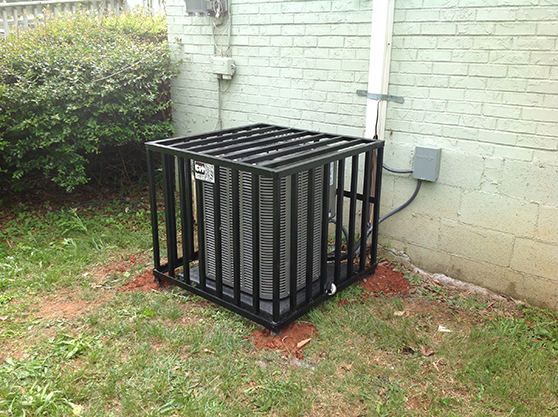 high security strong solid hvac cage copper air conditioner